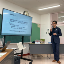 三好特別支援学校にて講演の様子