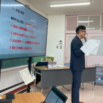 三好特別支援学校にて講演の様子